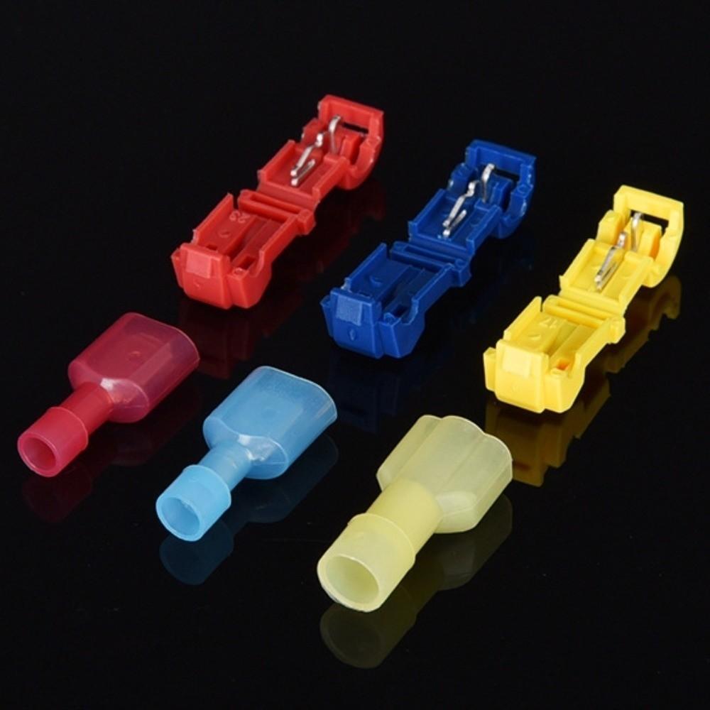 120pcs Efficient Wiring T-Tap Connector Insulated Quick Crimp Terminal  Electrical Wiring