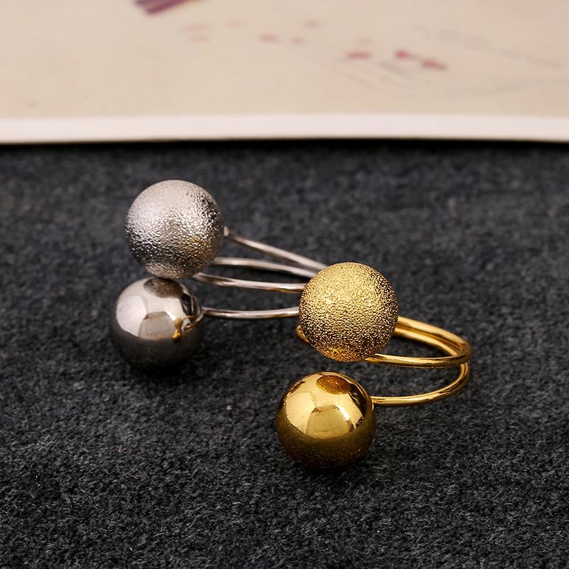 Минималистское кольцо из сплава с открывающимся кольцом, модное шарнирное кольцо в стиле ретро, ​​регулируемое открывающееся кольцо.