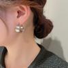 GemChic женские серьги, крутые серьги-гвоздики с иглами, геометрические круглые серьги-петли, простые серьги-петли на день рождения, Рождество, подарок