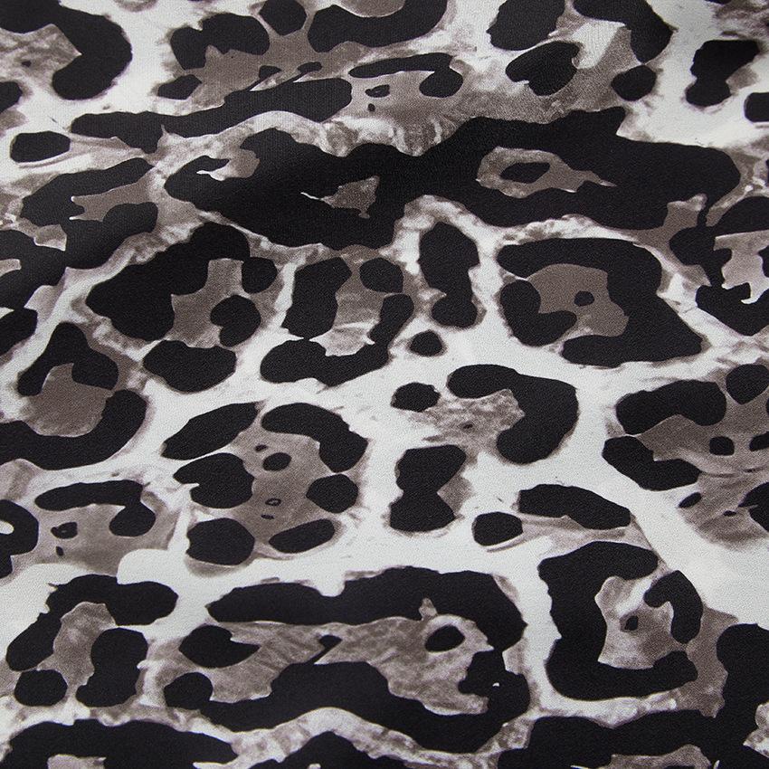 Модные широкие брюки с леопардовым принтом и высокой талией, женские весенние свободные повседневные брюки