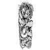 Lark Tattoo Sticker H047, Dragon A, 1 Piece