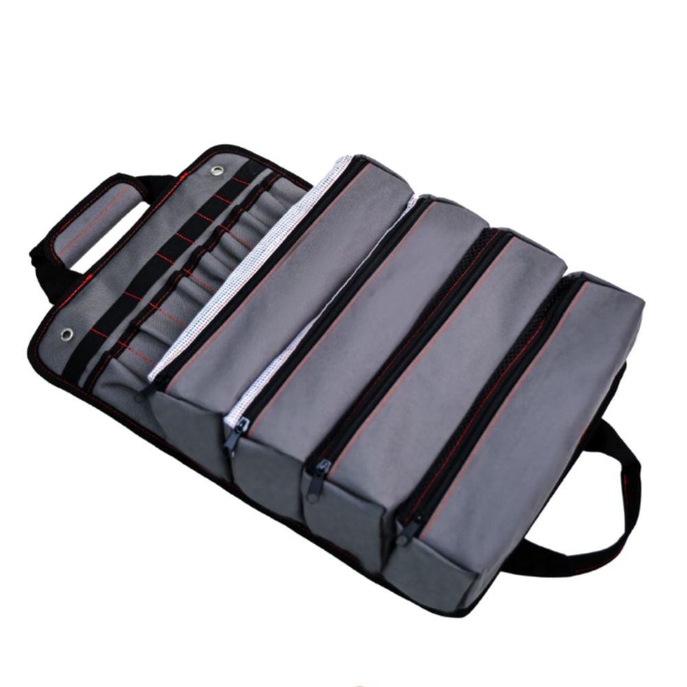 Thickened Tool Storage Bag Wear-resistant Roll Up Tool Bag Organizer Reel Bag Mechanics