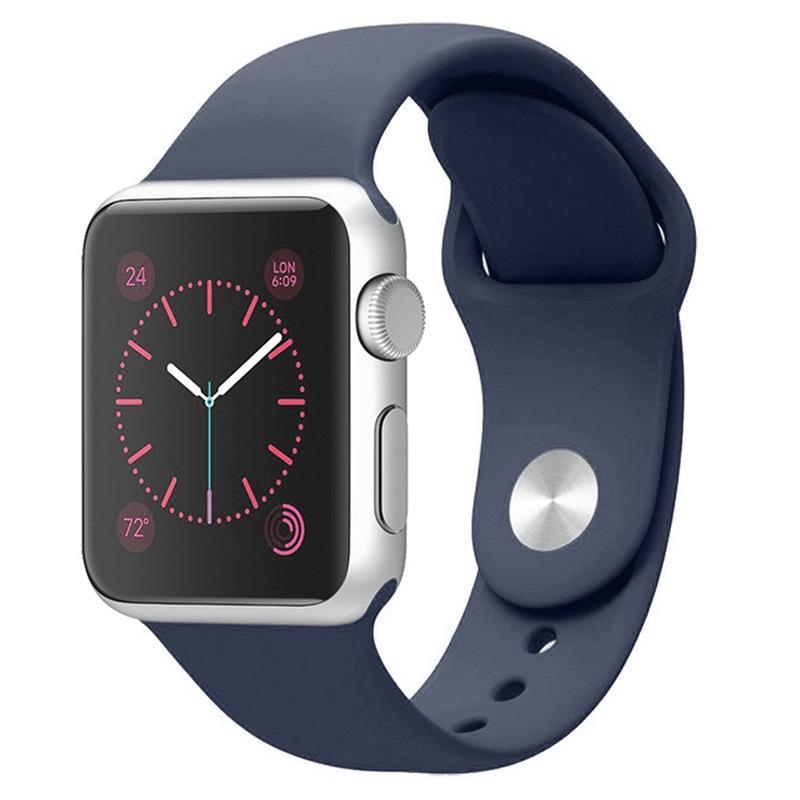 Силиконовый ремешок Apple для Apple Watch Series 1-9/SE, Классический спортивный ремешок