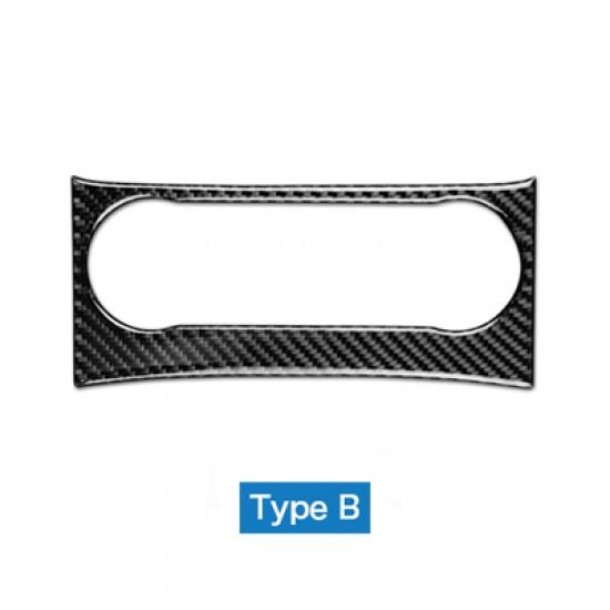 Скорость полета для Mercedes Benz C Class W204, аксессуары 2011-2013, углеродное волокно, внутренняя крышка управления кондиционером автомобиля