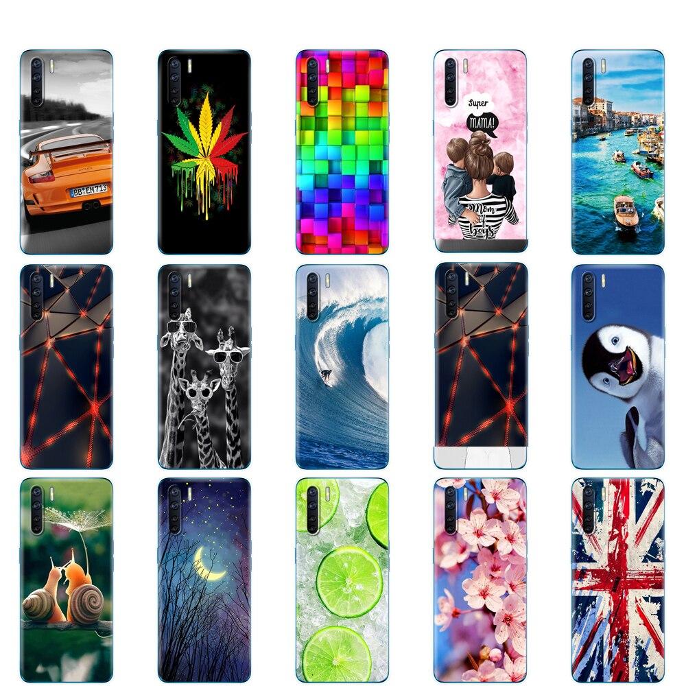 Чехол для OPPO A91 6,4 дюйма, силиконовый мягкий чехол из ТПУ для телефона OPPO A 91, чехол OPPOA91, чехлы CPH2001 CPH2021, чехол-бампер