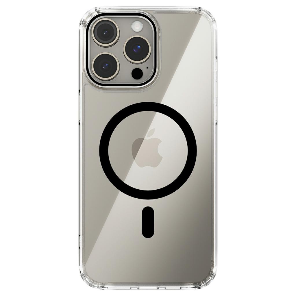 For iPhone 13 Pro Case Compatible with MagSafe Anti Scratch Clear TPU PC Phone Back Cover