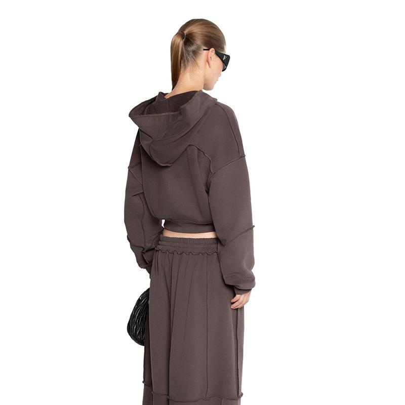 Women Casual Classic Solid Tracksuit Panelled Stripes Sporty Simple Hooded Zip Jacket Loose Wide Leg Pants Two Piece Sets