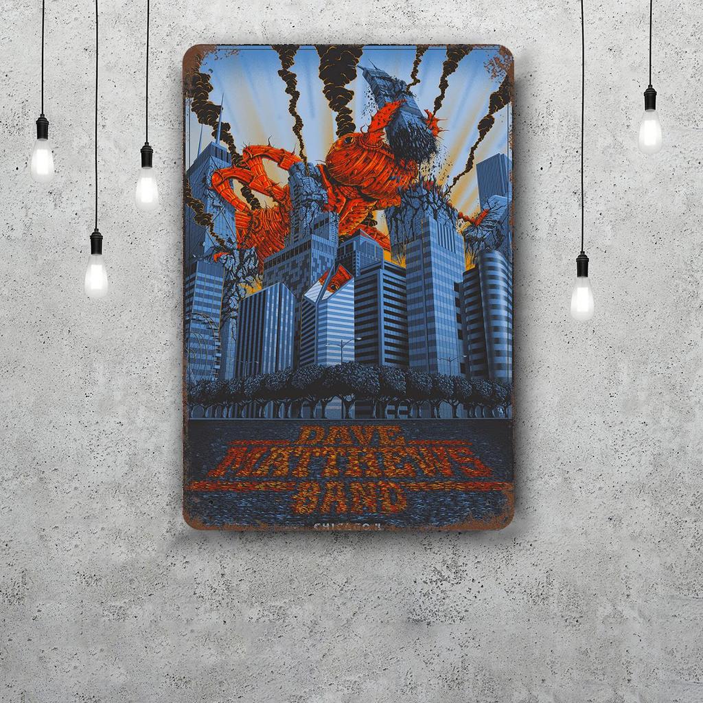 dave matthews band Metal Signs wall decor Vintage Tin Signs Captain Metal Poster Decor for Bar Pub Club Wall Decoration