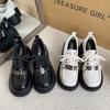 Осенние японские туфли в стиле Лолита в стиле панк, женские темные академические шикарные туфли на платформе со шнуровкой, женские туфли с круглым носком