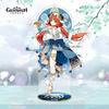 Аниме Genshin Impact, новые игровые фигурки Neuvillette Wriothesley Furina, акриловая стоячая модель знака, изысканный декор для стола, реквизит