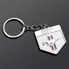 NOBP7 3D Metal Alloy Car Keychain Badge Logo Auto Decor Accessory For Ford Fiesta Focus 2 Mondeo mk4 Mustang Ranger Kuga S-MAX Transit