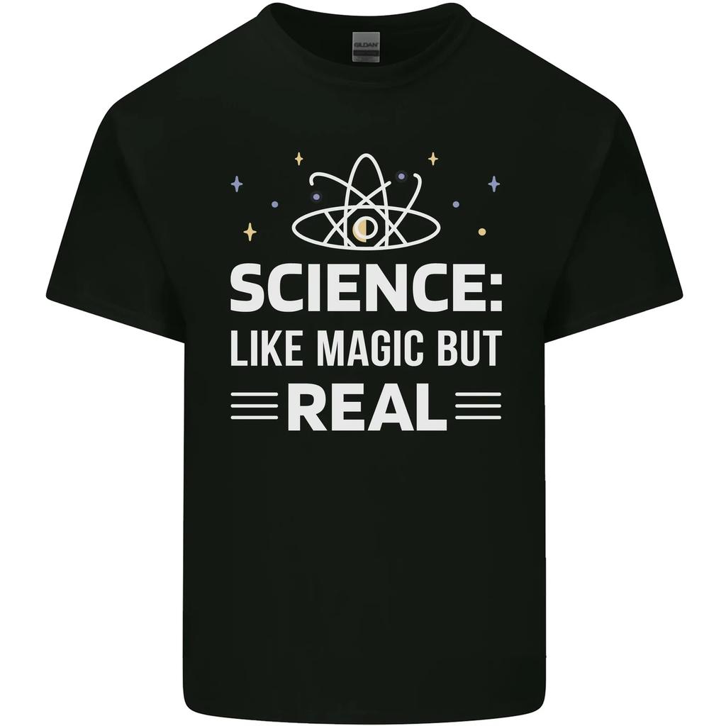 Science Like Magic But Real Funny Nerd Geek Kids T-Shirt Childrens