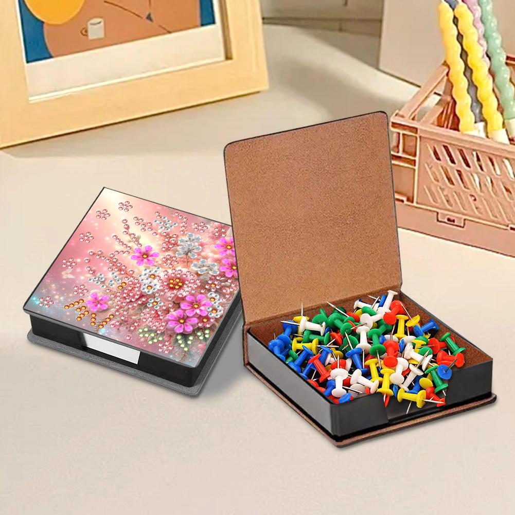 ПВХ DIY Шкатулка для заметок Алмазное искусство с 160 листами Шкатулка-блокнот Алмазное искусство для дома, офиса и школы