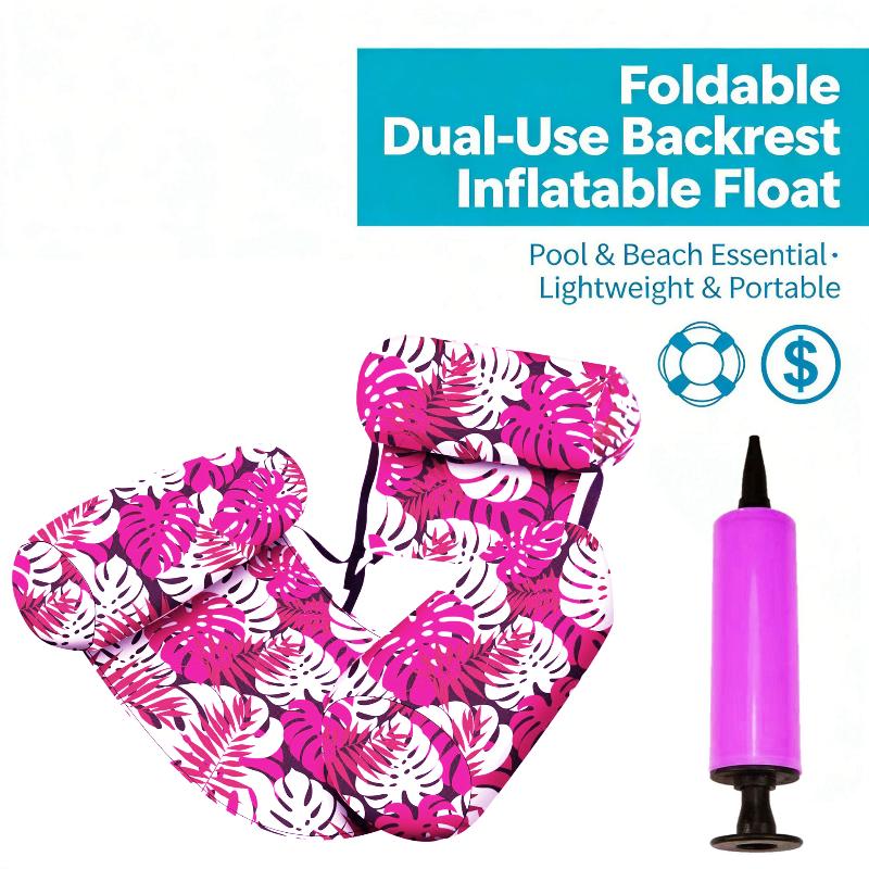 Heavy‑Duty Inflatable Pool Floating Chairs & Water Noodles Blow‑Up Float Lounger For Adults Lake Beach Backyard Pool Party Relax