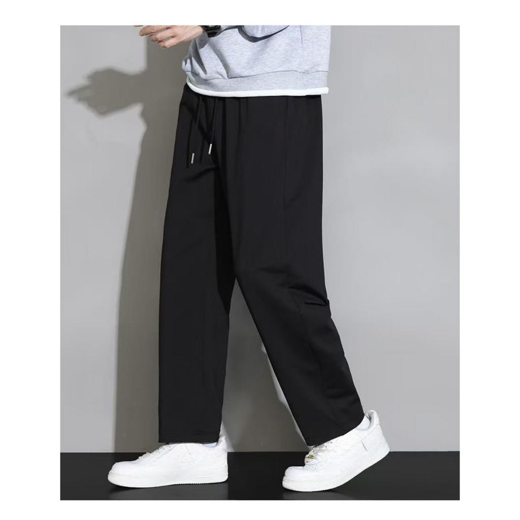 Тренд Весна Осень Тренировочные Брюки Мужские Свободные Прямые Повседневные WId Брюки