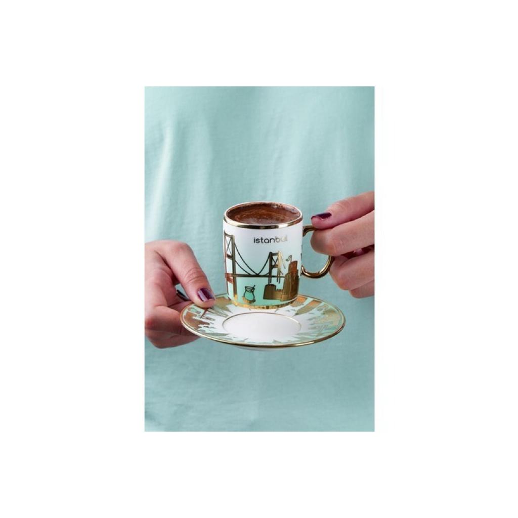 Стамбульский набор из 6 кофейных чашек