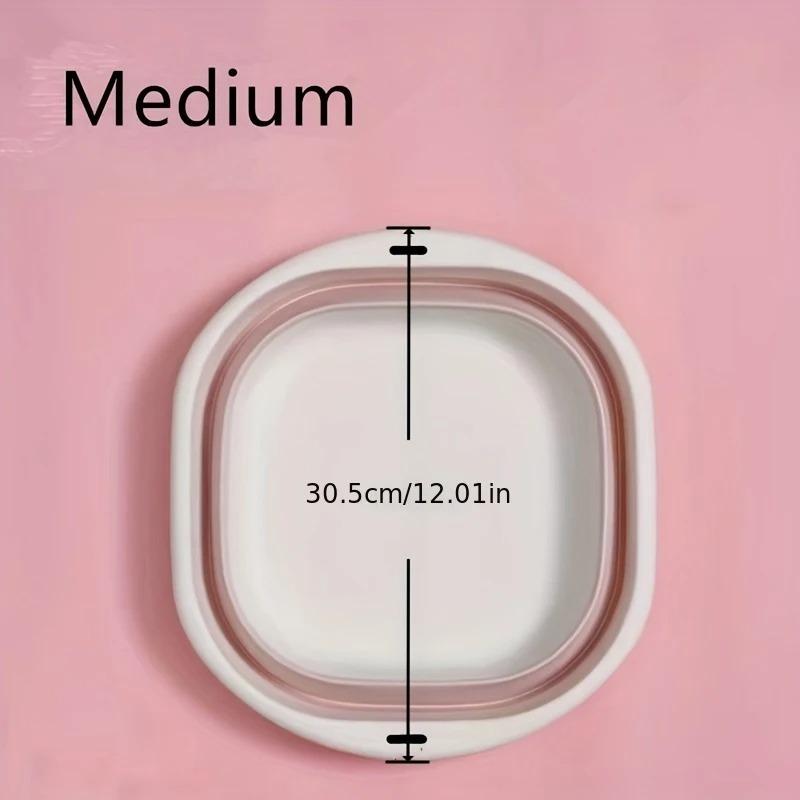 Набор из 3 складных тазов, корзин для стирки, контейнеров для хранения, экономящих место, для мытья посуды, фруктов, кемпинга, стирки, походов, дома