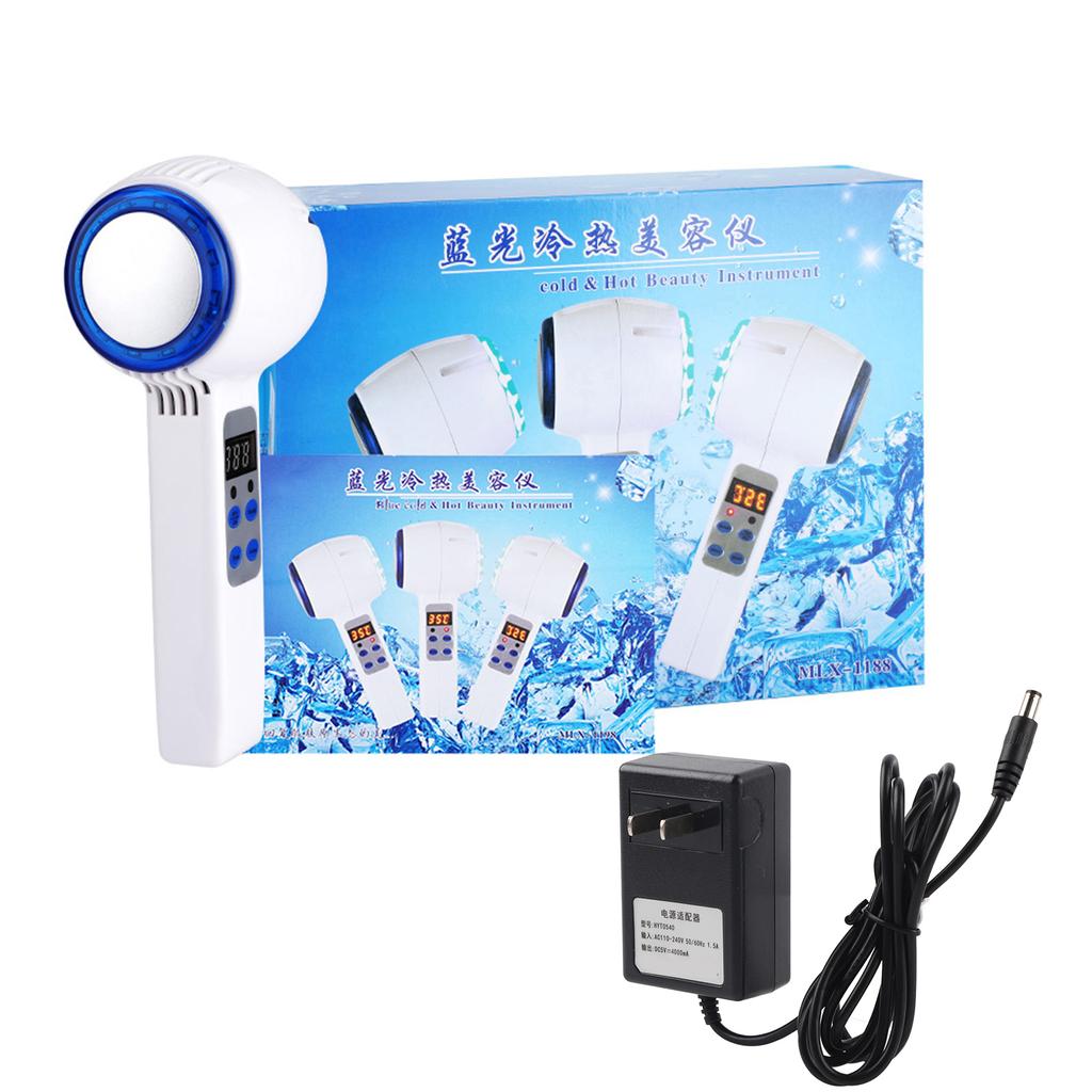 Hot Cold Hammer Cryotherapy Blue Photon   Treatment Skin Beauty Massager