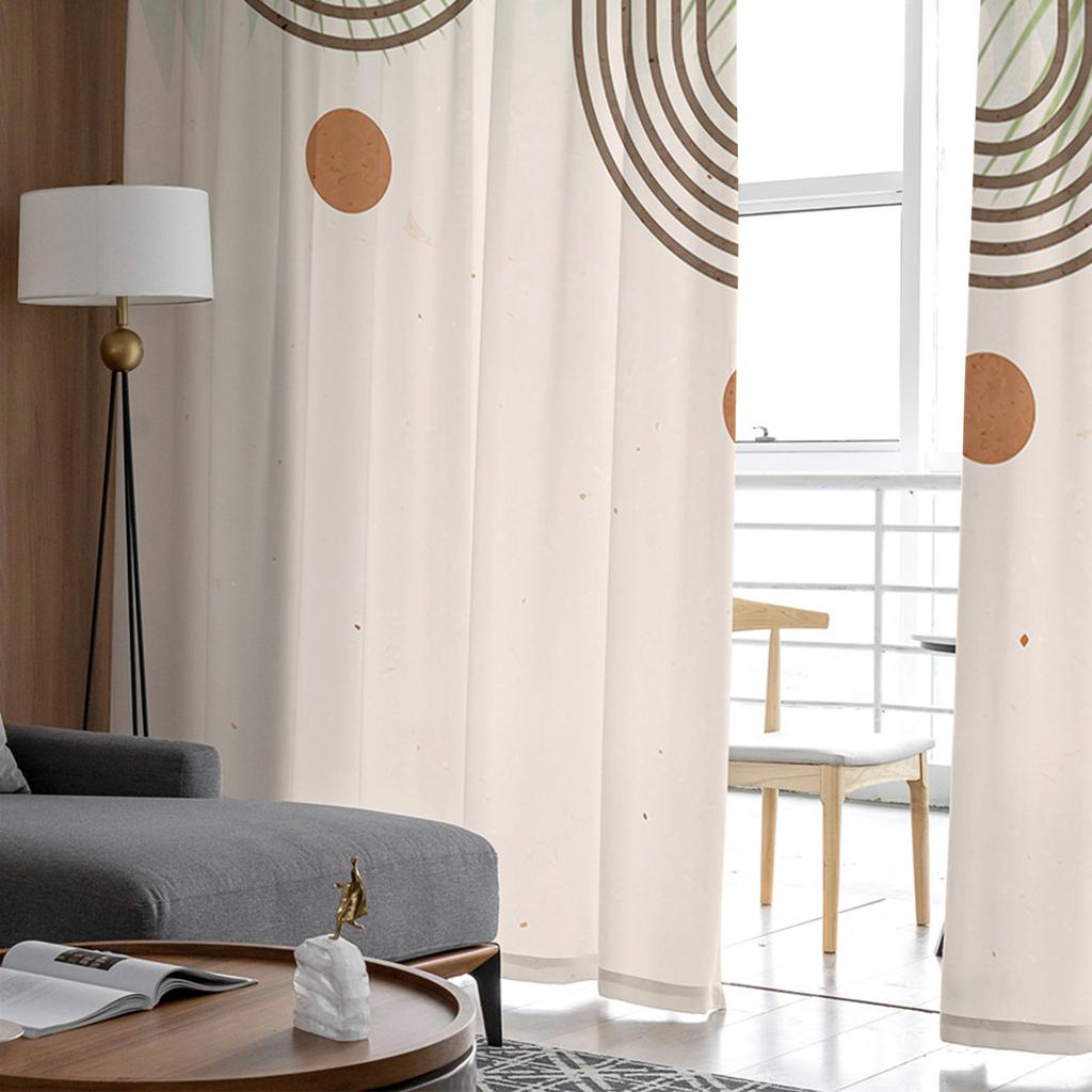 Богемный абстрактный ветряной лист растения прозрачные занавески на окна тюль шторы для гостиной спальни отеля домашний декор вуаль шторы