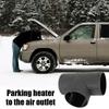 60mm Car Air Diesel Heater Pipe Jointer Air Vent Ducting T Piece Elbow Pipe Outlet Exhaust Connector For Webasto Parking Heater