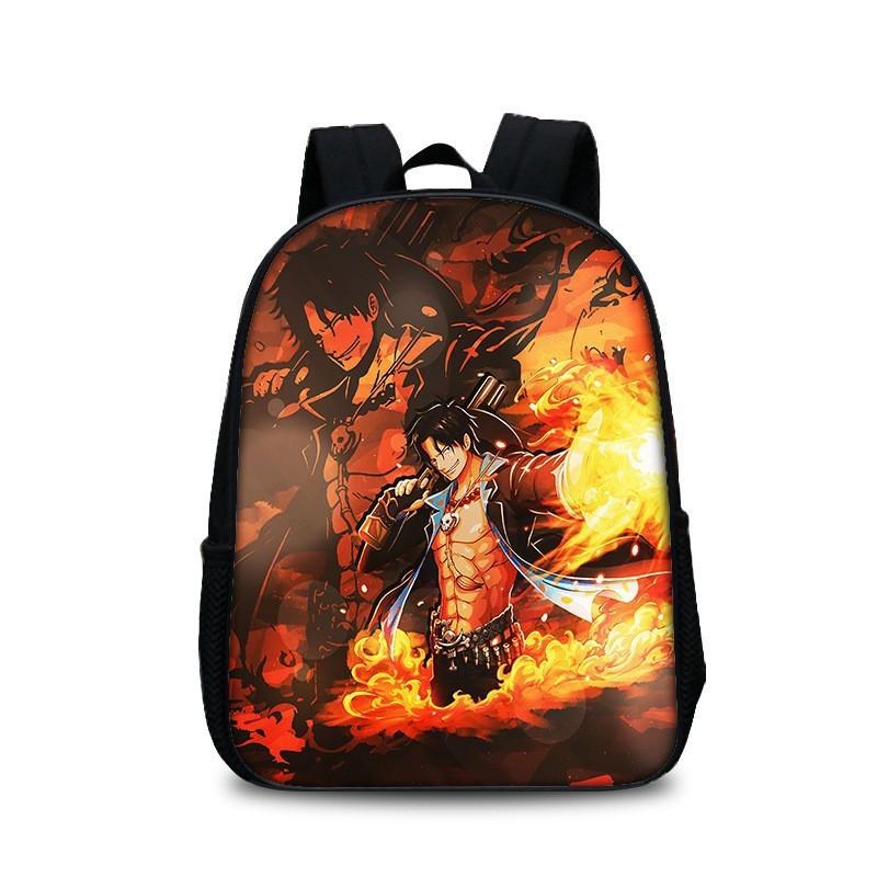 One Piece School Backpack For Children With Lightweight Nylon Material And Cartoon Pattern For School Use