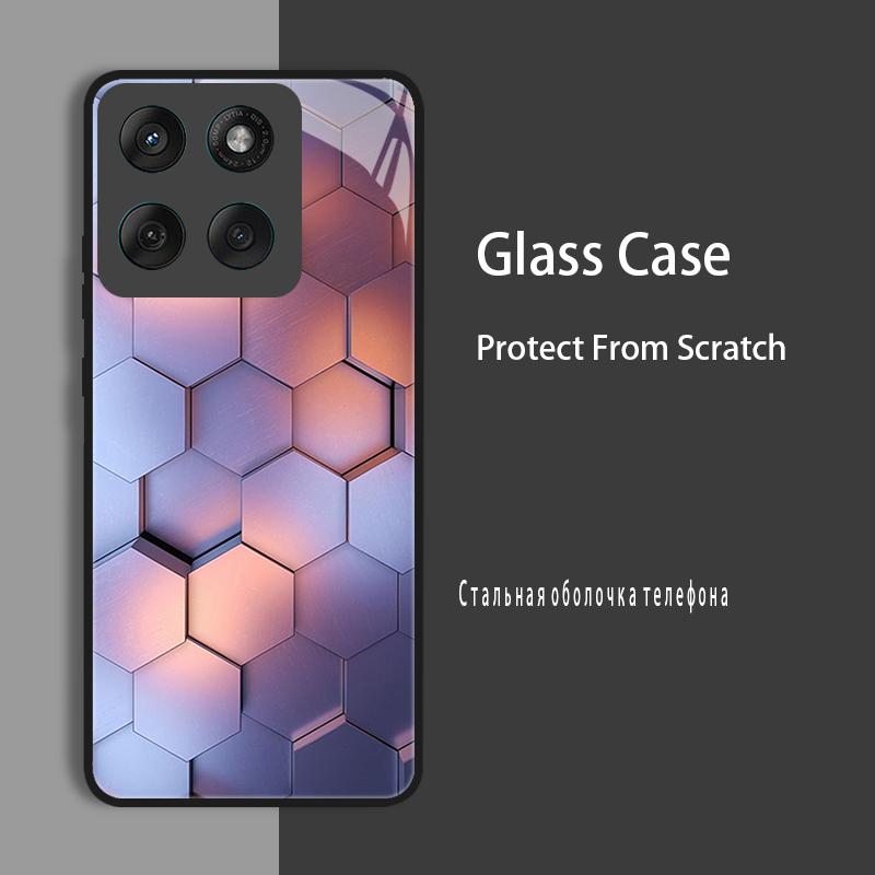 Для Motorola Moto Edge 60 Pro 60S Чехол Защитный Чехол из Закаленного Стекла Жесткий Бампер Для Moto Edge 60 Fusion 60 Stylus Neo Защитный Чехол