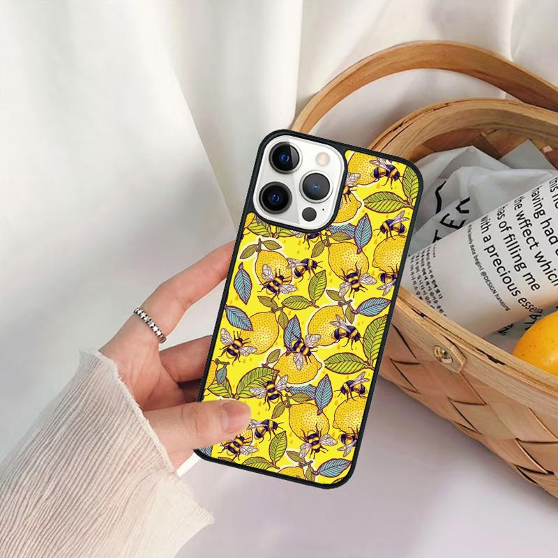 Чехол для телефона с пчелами для iPhone 17 Air 16 15 14 11 12 13 Pro MAX Plus coque Чехол-оболочка