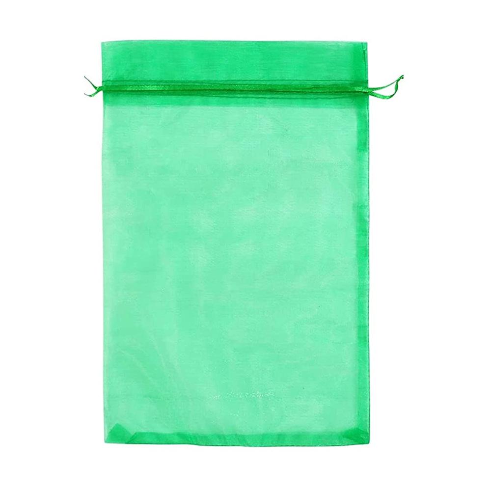 50Pcs Strawberry Grapes Fruit Grow Bags Netting Mesh Vegetable Plant Protection Bags for Pest Control Anti-Bird Garden Tools
