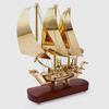 Латунный корабль «Титаник» ручной работы с деревянным основанием, экспонат 30,48 см