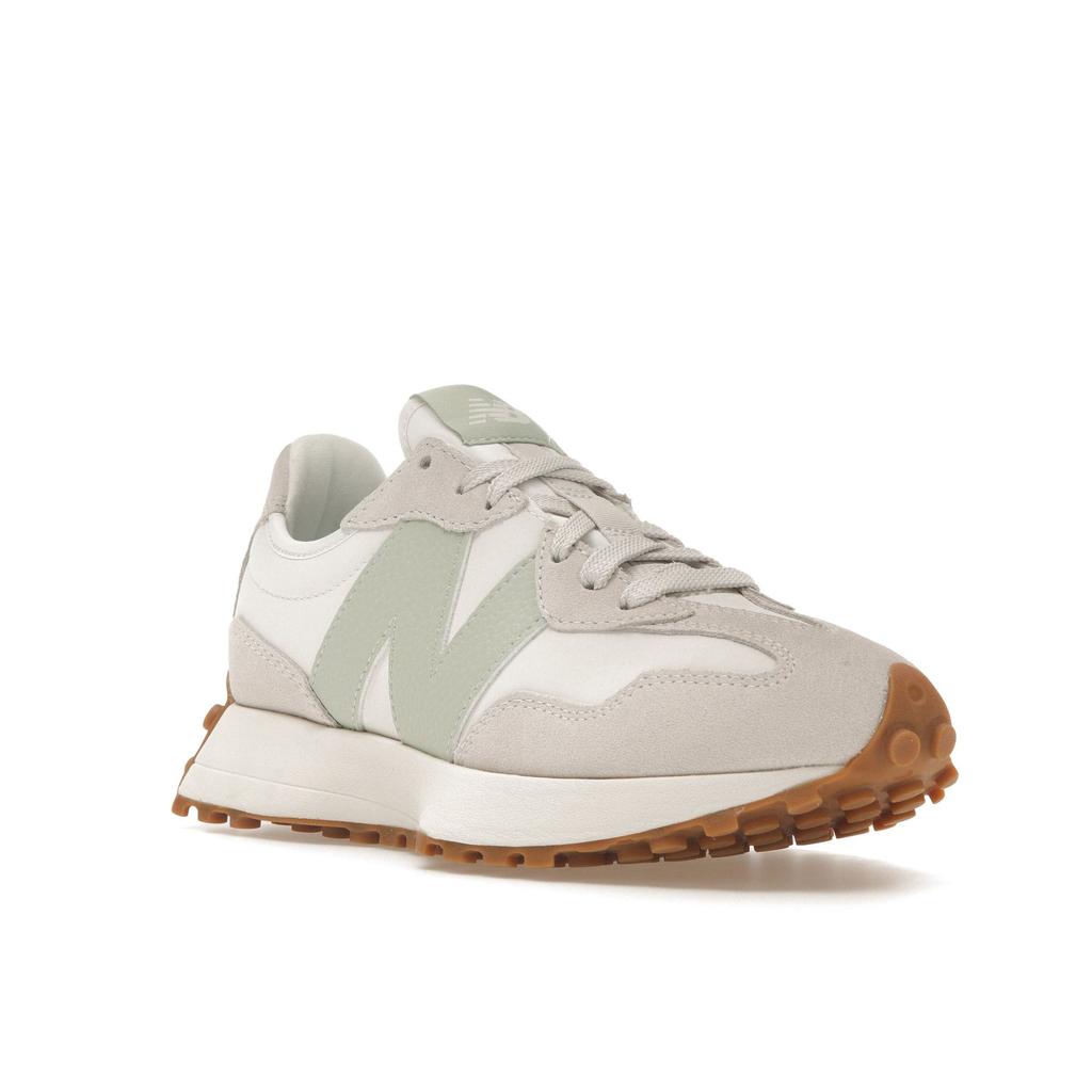 New Balance 327 Moonbeam Silver Moss Женские кроссовки Кремовые WS327OU