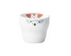 [Official] OGISO (Ogiso) - Used In Daycare Centers Reinforced Porcelain Cup with a Concave Design for Easy Grip, Perfect for Puddings and Jellies.