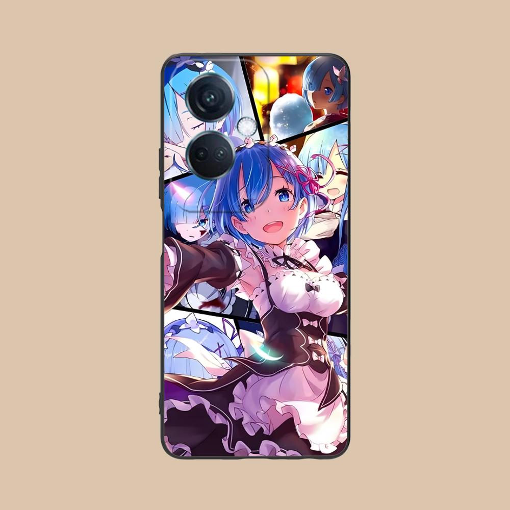 Чехол для мобильного телефона ReZero Rem Waifu для OPPO Find X9 X8 X7 X6 X5 X3 X2 Plus s Pro Ultra Lite Цветная Печать Чехол Чехол Красивый