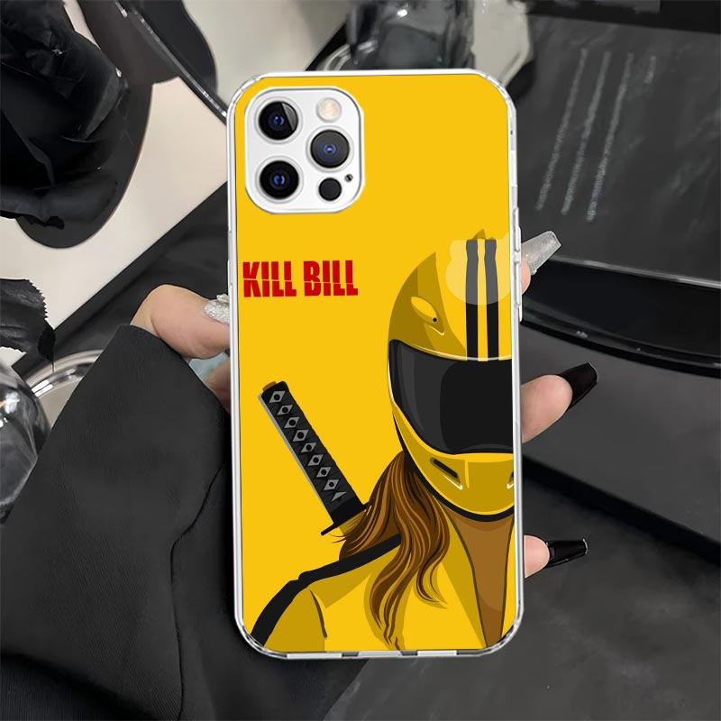 Чехол для телефона Kill Bill для iPhone 11 12 13 Mini 14 15 Plus 16 Pro Max 17 Air 16E 7 8 SE 17ProMax Мягкий чехол-футляр 11 14 15 16 Pro