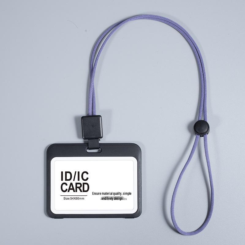 Прозрачный двусторонний выдвижной держатель для бейджа 'Осенний дождь'