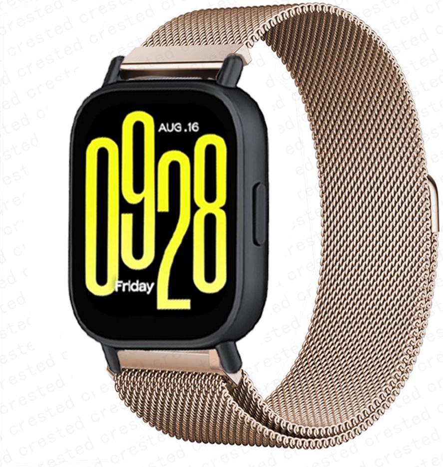 Миланский браслет для Xiaomi Redmi Watch 5 Active Металлический Браслет из Нержавеющей Стали ремешок Redmi Watch 5 Lite Магнитный Браслет