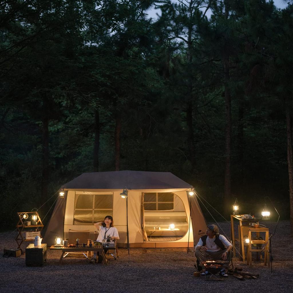 Naturehike Палатка Village13 Ti Улучшение материала для начинающих для людей Защита от УФ лучей Самостоящая Передняя комната со стойкой Кемпинг На открытом воздухе Семейная