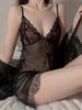 Чувственное фетиш-белье Сексуальное полое боди без ластовицы Эротическая бэбидолл Ролевые игры Экзотические костюмы для косплея Бюстгальтер Трусики