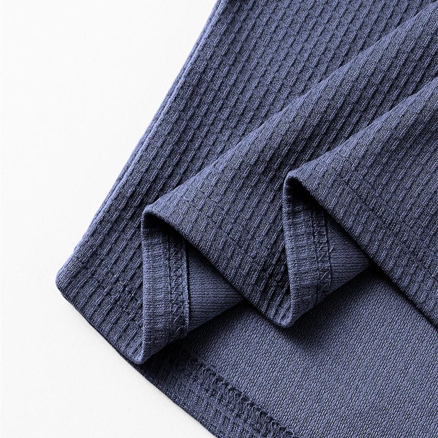 Men Casual T Shirt Waffle Knit Loose Fit T Shirts for Man Solid Color Short Sleeve Tee Oversized Fit Textured Fabric Crew Neck