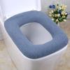 Более толстый чехол для сиденья унитаза, более толстый, теплый, зимний, удобный, для ванной комнаты, туалетные принадлежности, подушка, универсальный коврик для унитаза, крышка