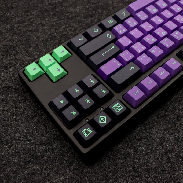PBT Dye Sub Keycaps 146pcs Cherry Profile EVA Keycap Set for Gaming Mechanical