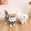 1Pc Soft Stuffed Kitten Model Simulation Cat Plush Toys Fake Cat Realist Animals For Kids Girls Birthday Valentine'S Day Gift