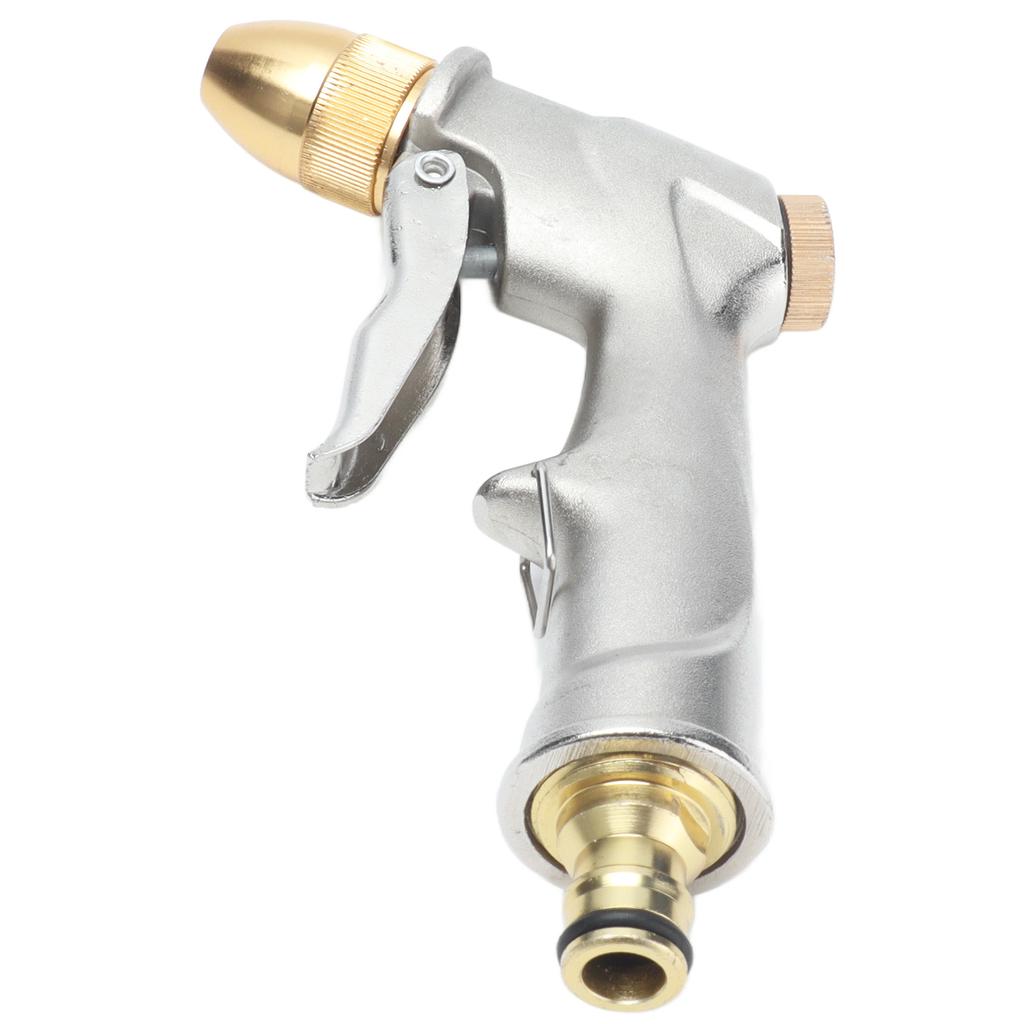 High Pressure Hose Nozzle Metal Handheld Water Nozzle Sprayer for Garden Watering Car Washing