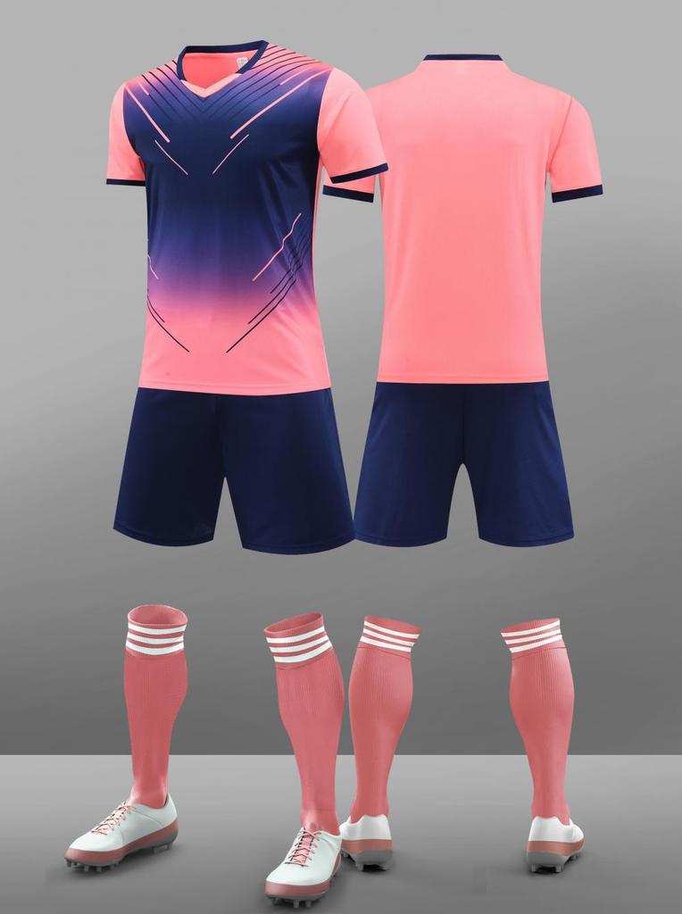 Комплект футбольной формы, Тренировочная форма для мужчин и женщин, Короткий рукав, Быстросохнущая, Для студентов, Детская футбольная форма, Спортивная начальная школа S