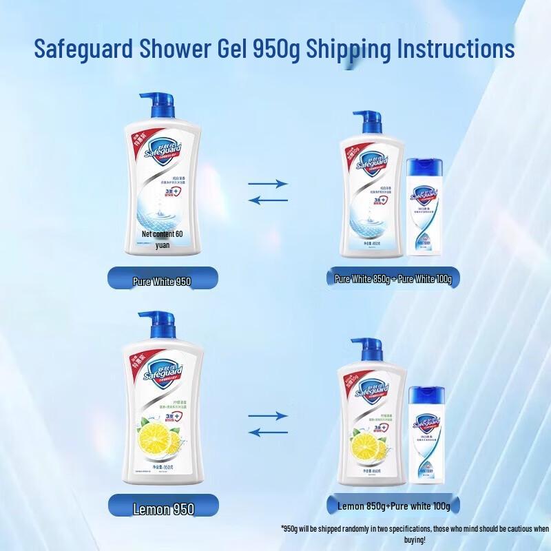 Safeguard Pure White Fragrance Body Wash & Soap Set