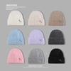 Women's Autumn and Winter Wool Hat Big Head Circumference Versatile Warm Ear Protection Cold Hat Showing Face Small Stars Decorative Knitted Hat Men