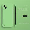 Solid Candy Color Frameless Hard PC Back Cover Case For iPhone 14 15 Plus 13 12 Mini 11 Pro X XR XS Max ShockProof Thin Cases