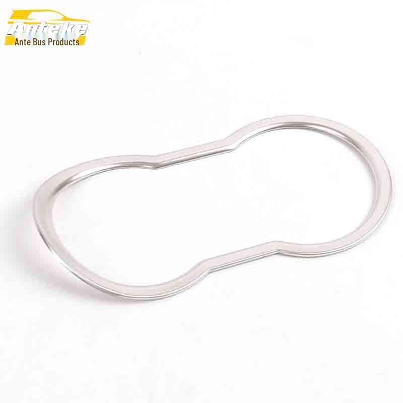 Подстаканник MG ZS Кольцо из нержавеющей стали Блестящее Наклейка на консоль и подлокотник