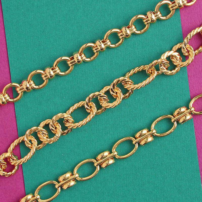 AUGUST ALICE Bold Rope Chain Bracelet _ Gold