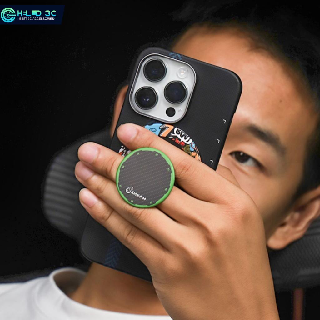 Kick-POP Magnetic Ring Holder for iPhone Phone Stand Holder 0.33mm Ultra Thin Universal Phone Ring Holder