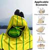 Jamaica Print Flannel Blanket High Quality Warm Comfortable Cover for All Seasons Perfect for Gifts Home Decor